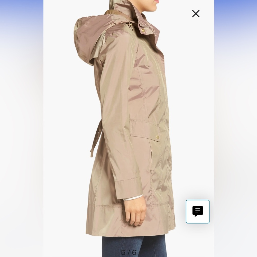 Cole Haan packable rain jacket